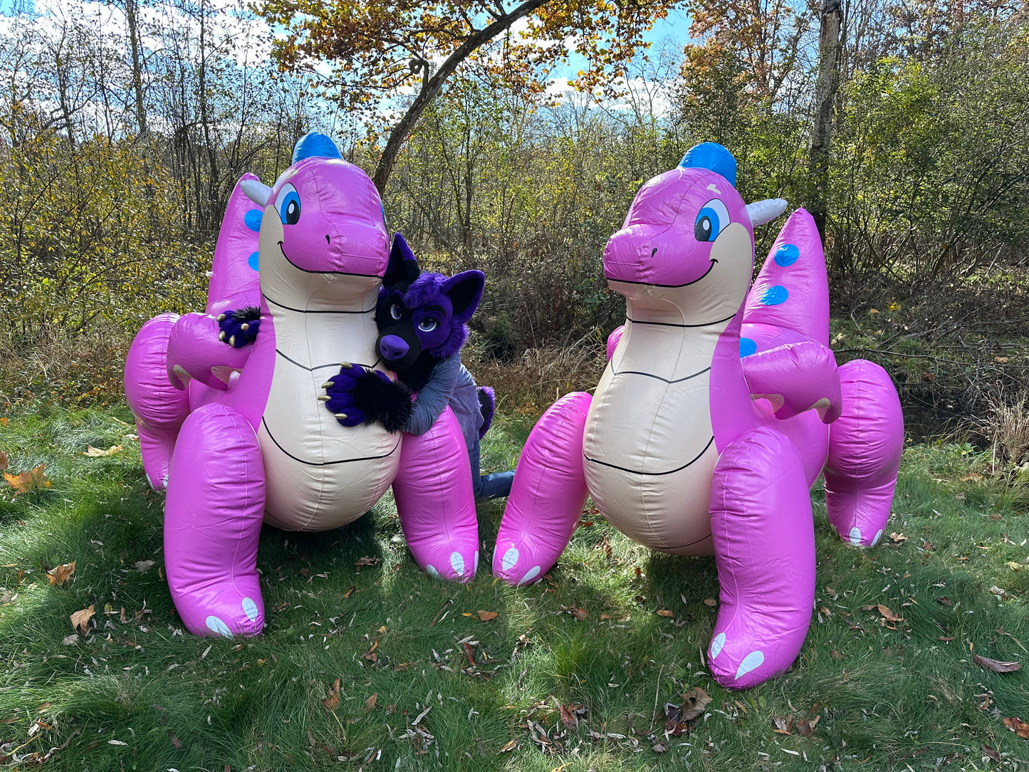 Bubbles Dragon Inflatable 6' Toy (NSFW)