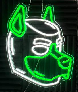 Neon Pup Hood LED Neon Sign