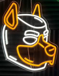 Neon Pup Hood LED Neon Sign