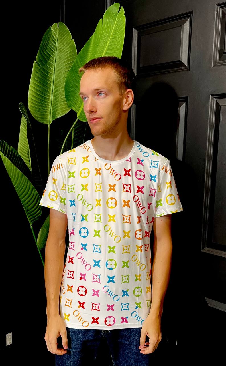 vuitton multicolor t shirt