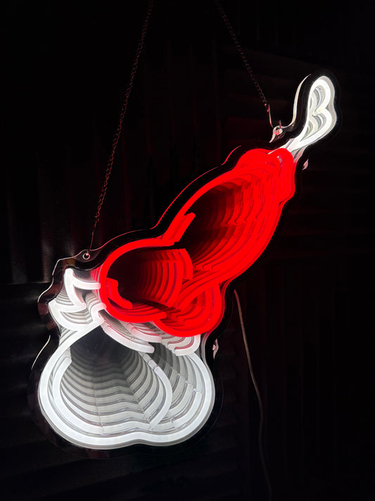 The Neon Rocket INFINITY MIRROR LED Neon Sign