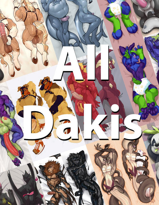 ALL Dakis (Body Pillow Covers)