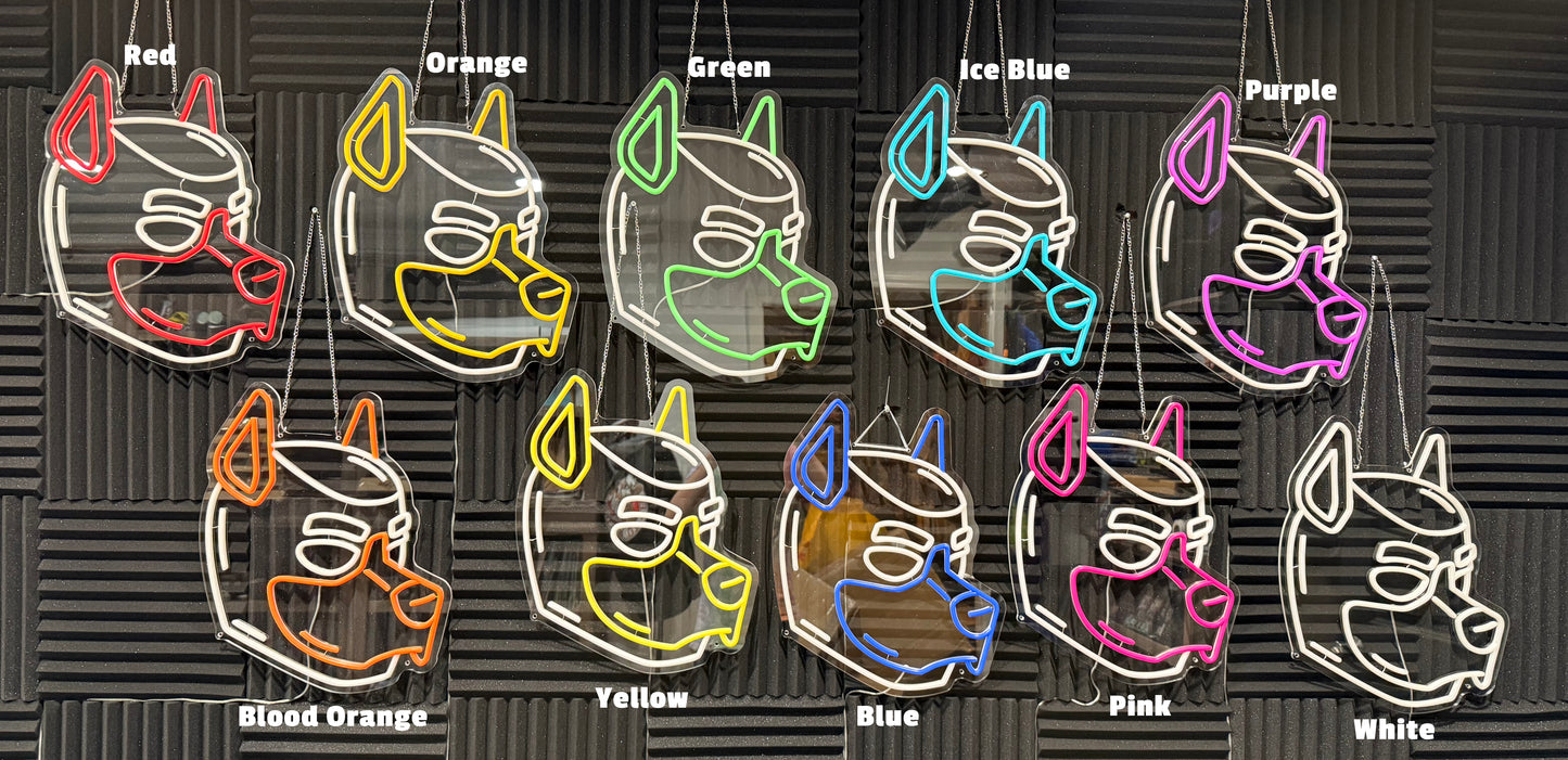 Neon Pup Hood LED Neon Sign