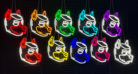 Neon Pup Hood LED Neon Sign