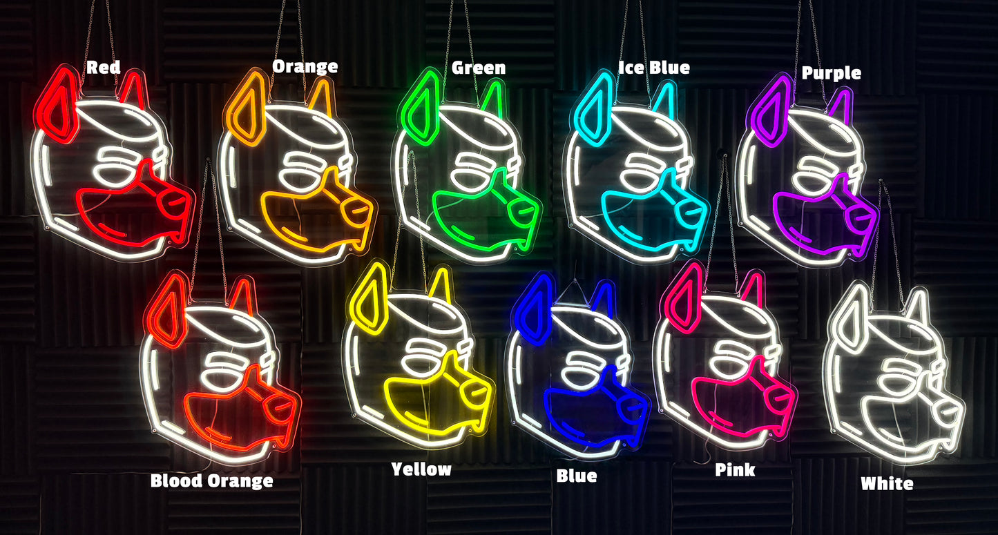 Neon Pup Hood LED Neon Sign