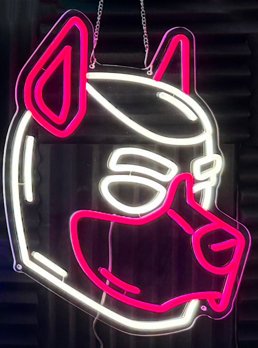 Neon Pup Hood LED Neon Sign