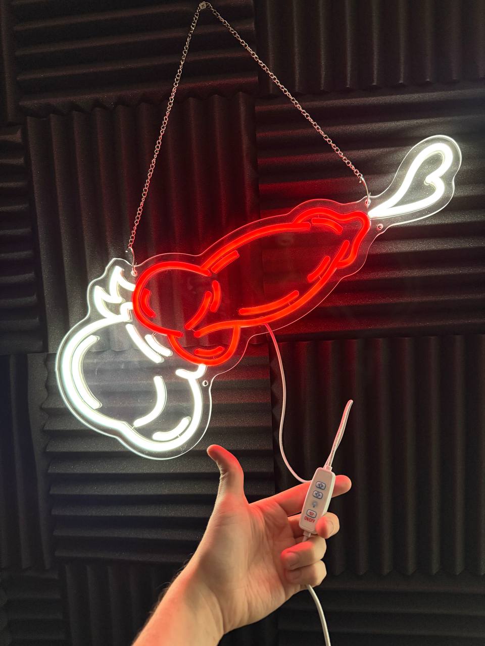 The Neon Rocket LED Neon Sign