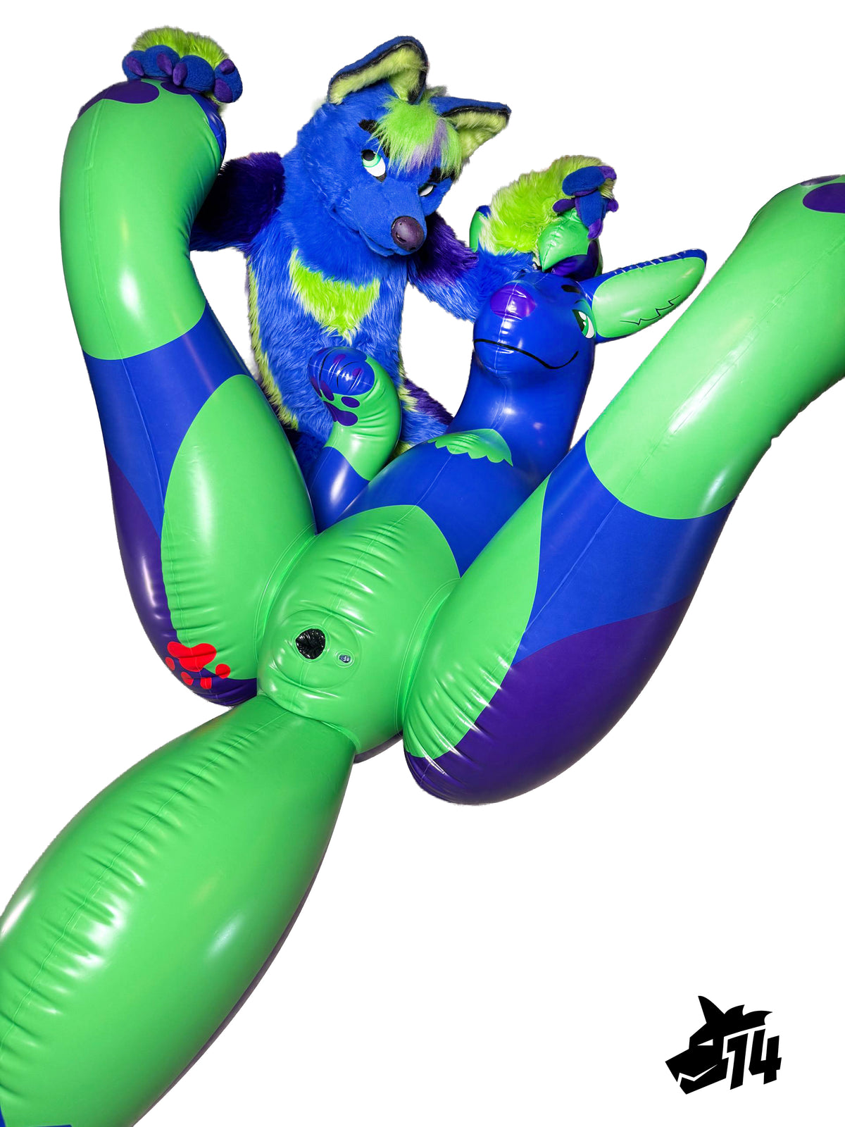 7' Odin Wolf Deluxe Inflatable (Fully Lapped) PREORDER