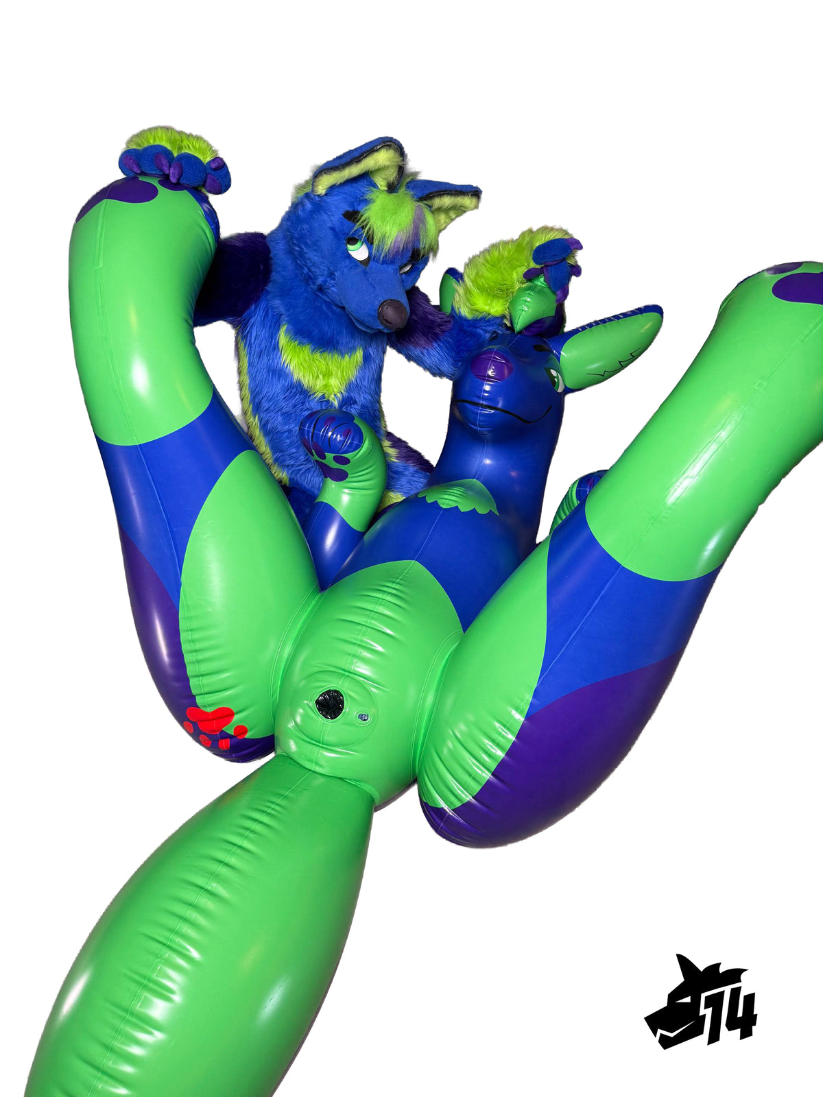 7' Odin Wolf Deluxe Inflatable (Fully Lapped) PREORDER