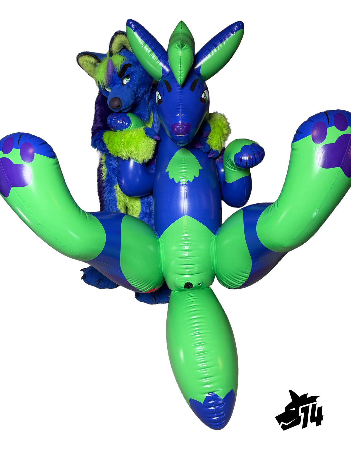 7' Odin Wolf Deluxe Inflatable (Fully Lapped) PREORDER