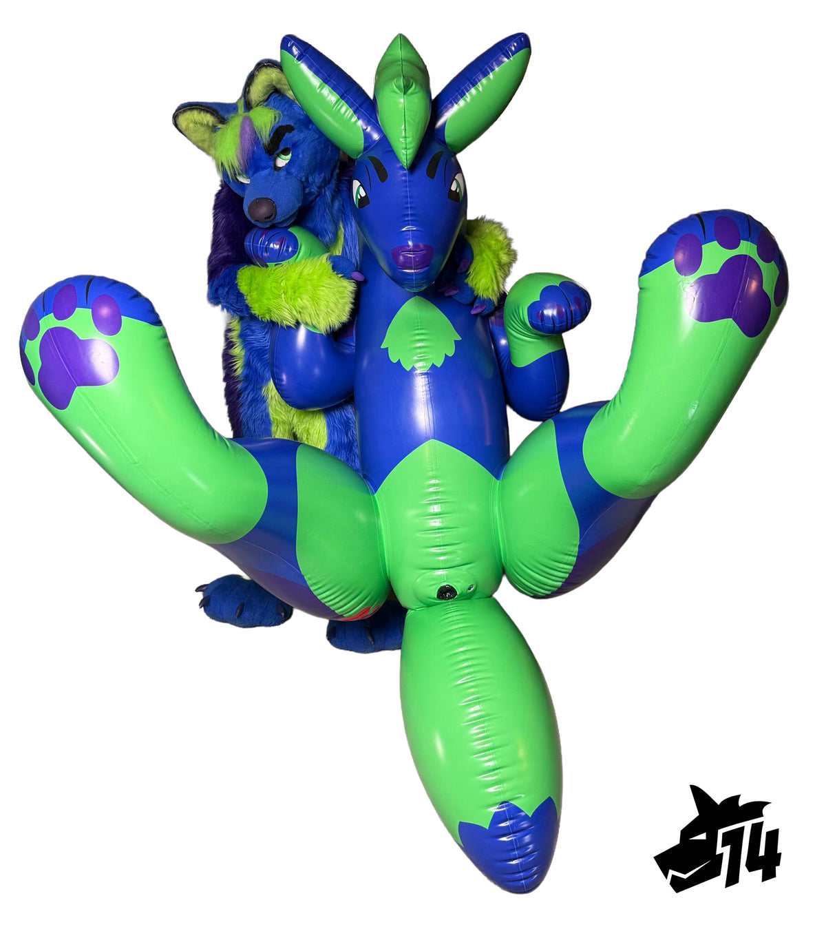 7' Odin Wolf Deluxe Inflatable (Fully Lapped) PREORDER