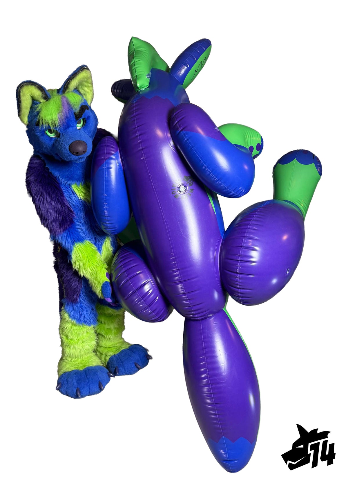 7' Odin Wolf Deluxe Inflatable (Fully Lapped) PREORDER