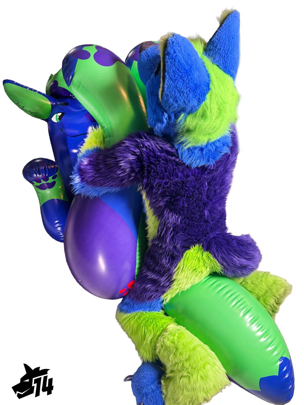 7' Odin Wolf Deluxe Inflatable (Fully Lapped) PREORDER