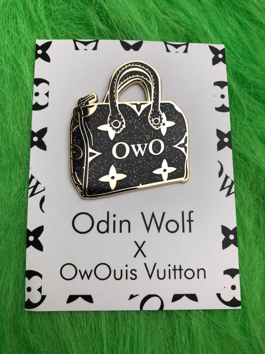 Enamel Pin- OwOuis Vuitton Handbag